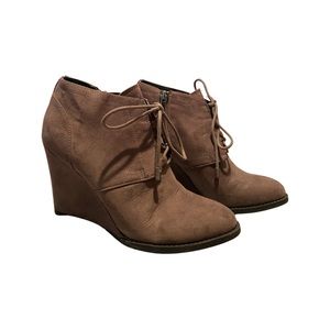 Franco Sarto Wedged Booties